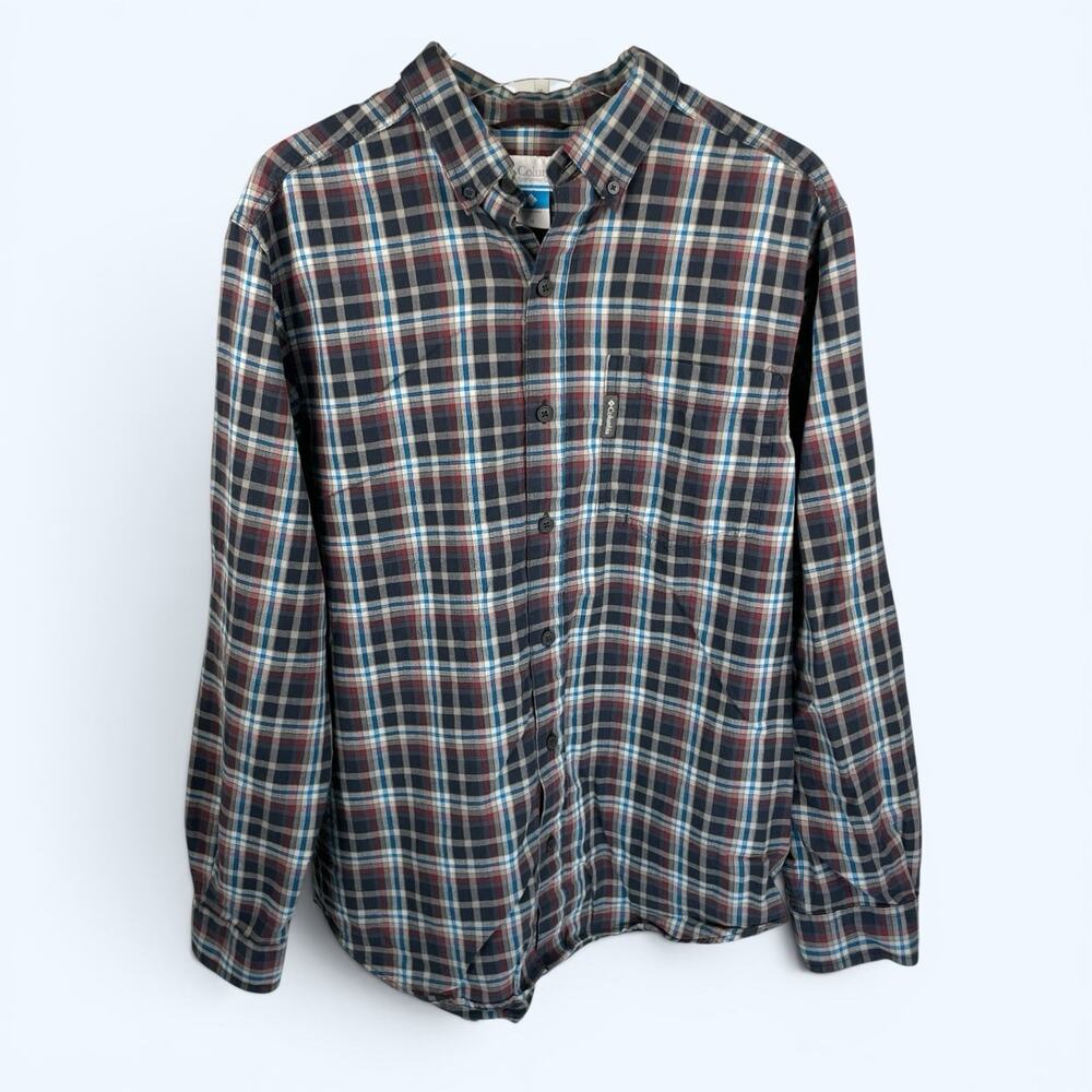 Columbia Sportswear Plaid Button-down Long Sleeve Men's size Medium